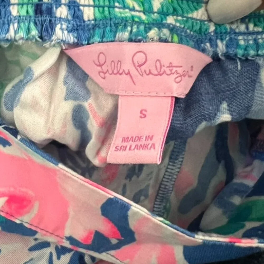 LILLY Pulitzer Dahlia Scallop Hem Shorts